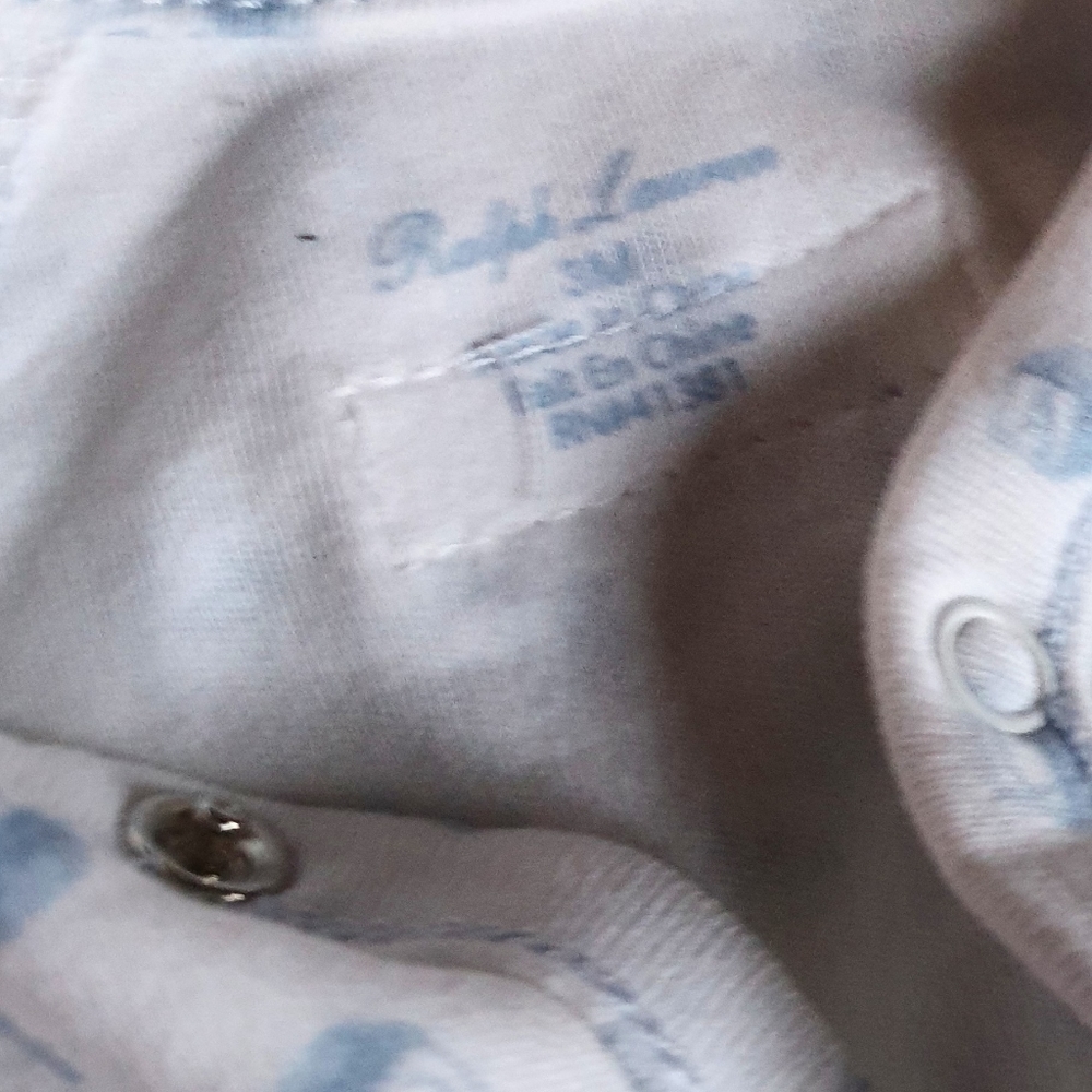 Ralph Lauren Baby 1 Piece Footies PJ Sz 3months & Newborn - Picture 5 of 10